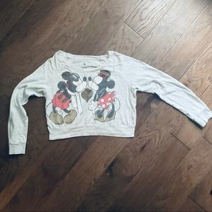 Exclusive Disney Parks Steam Punk Kingdom Hearts Long Sleeve Crop Top ✨ Size XS